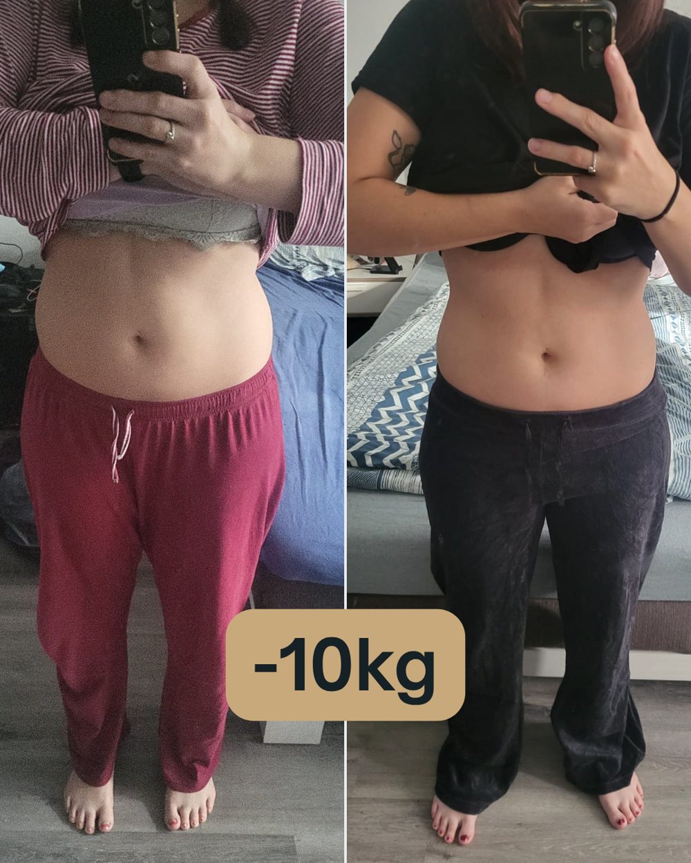 Vorher-Nachher: minus 10 Kilo