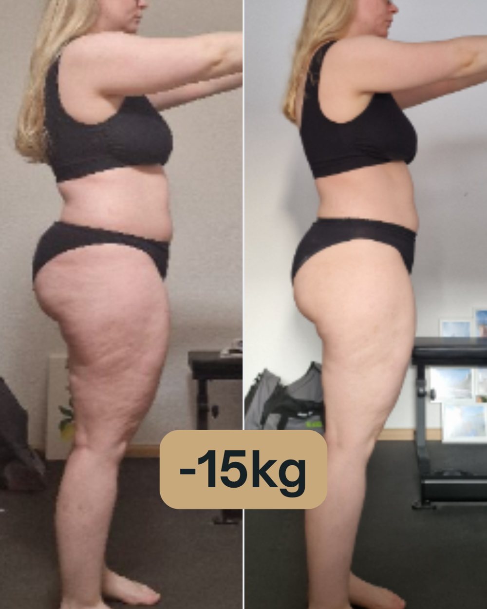 Vorher-Nachher: minus 15 Kilo
