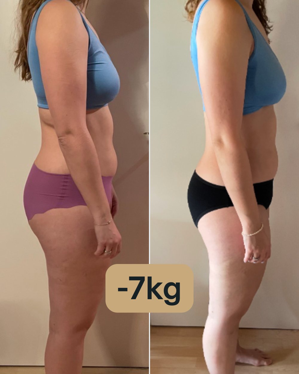 Vorher-Nachher: minus 7 Kilo