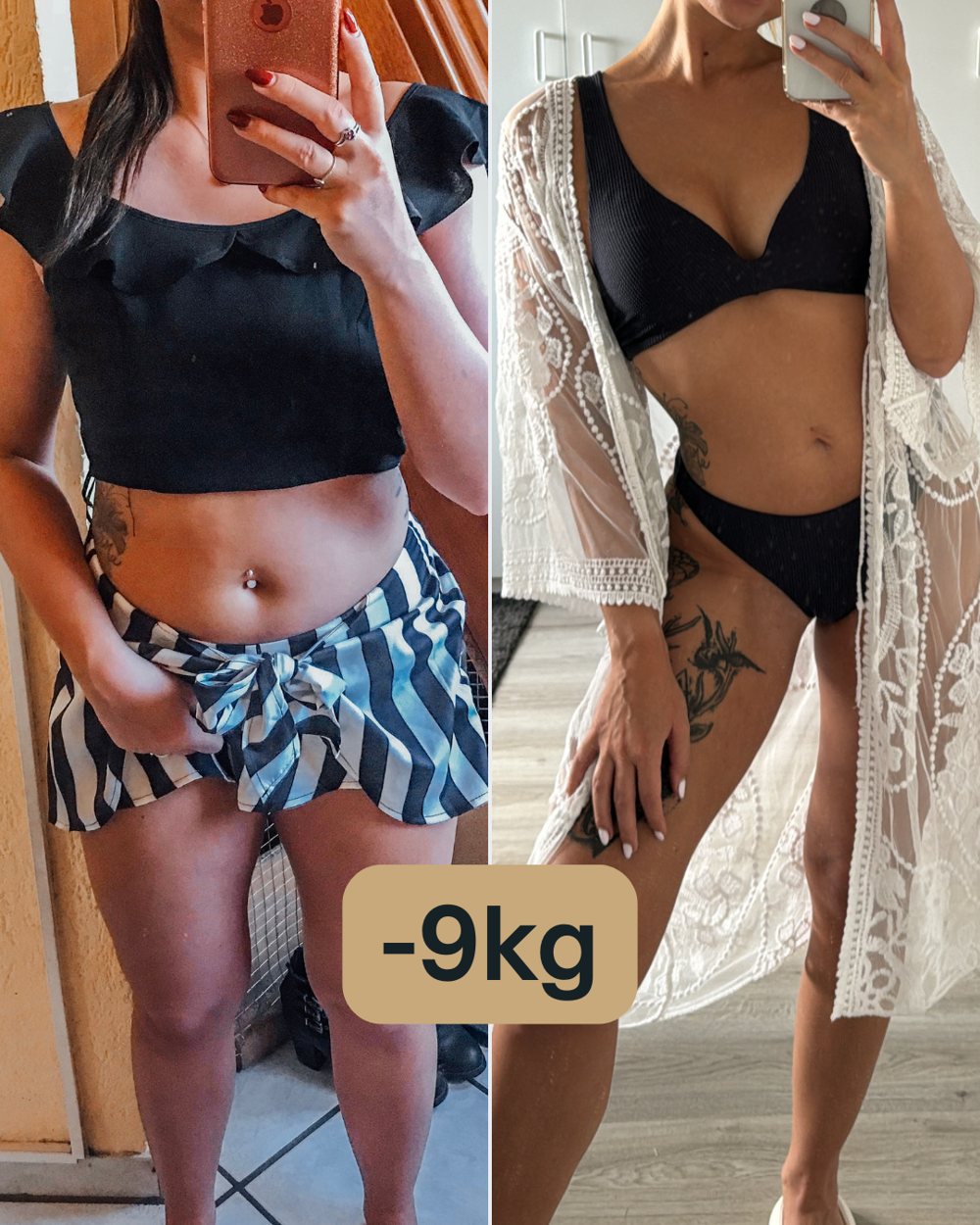 Vorher-Nachher: minus 9 Kilo